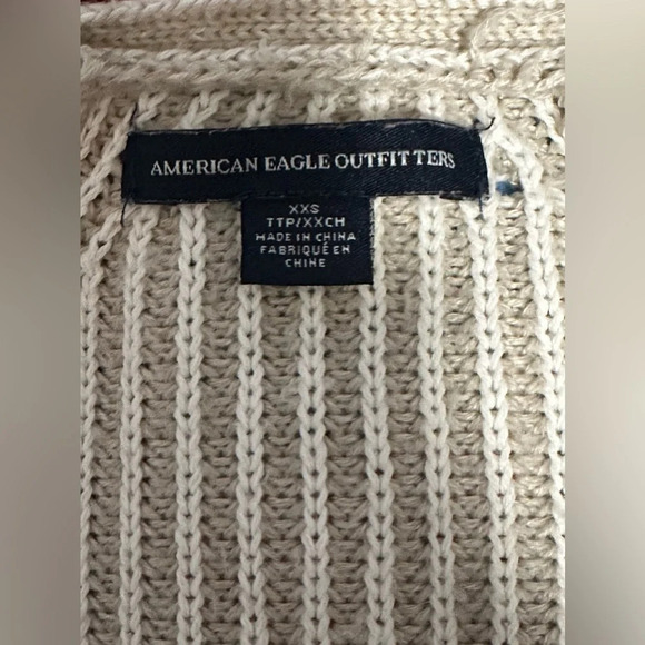 American Eagle Open Front Sweater Cardigan - Picture 9 of 12